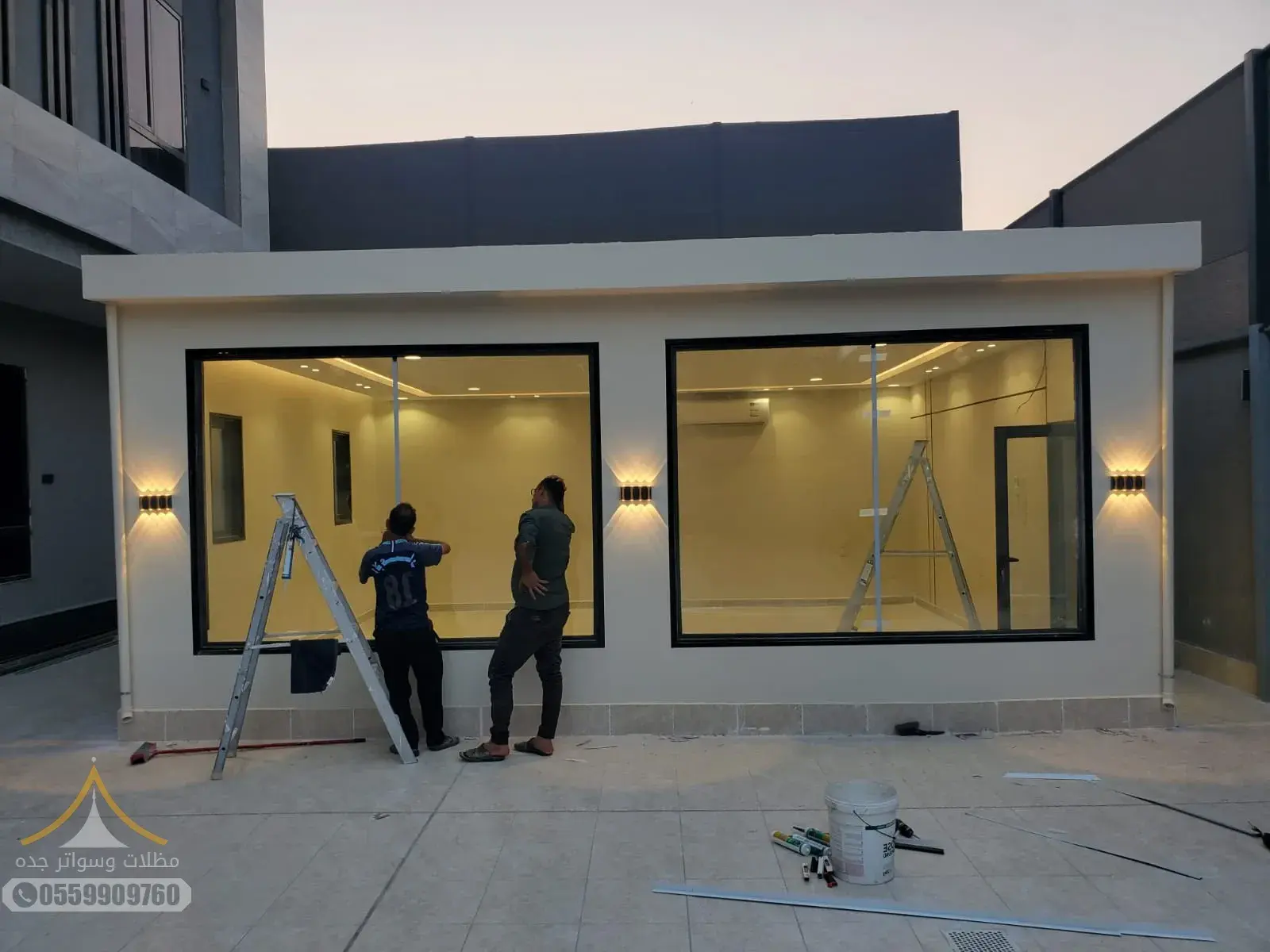 خطوات بناء الملحق في جدة