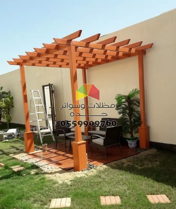 فوائد تركيب بورجولات للحدائق الخارجية 0559909760 مظلات وسواتر جده