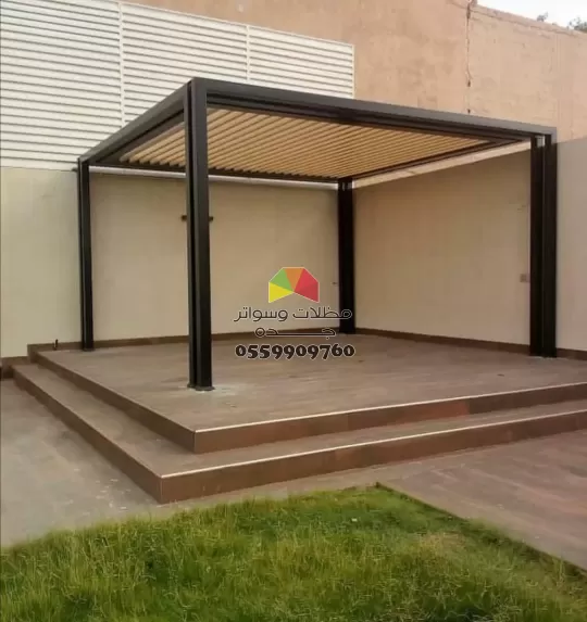 برجولات حدائق برجولات خشبية