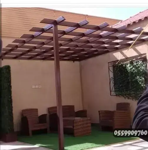 تركيب مظلات حدائق خشبية وحديدية وpvc في جدة مظلات وسواتر جدة 0559909760 تركيب مظلات حدائق خشبية وحديدية وpvc في جدة مظلات وسواتر جدة 0559909760