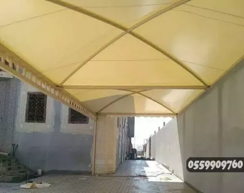 تنفيذ وتركيب مظلات هرمية بجدة مظلات وسواتر جده 0559909760