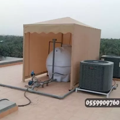 تركيب مظلات خزائن المياه في جدة 2022 مظلات وسواتر جده 0559909760
